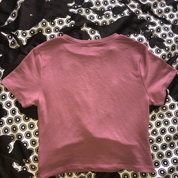 Desert Pink Knot Crop Top - Picture 2 of 2